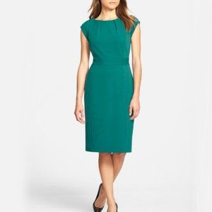 Classiques Entier Cap Sleeve Ponte Sheath Dress